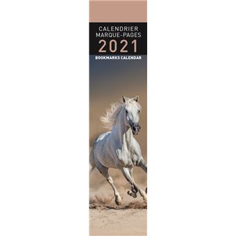 Calendrier Aquarupella Marque Pages Chevaux 2021