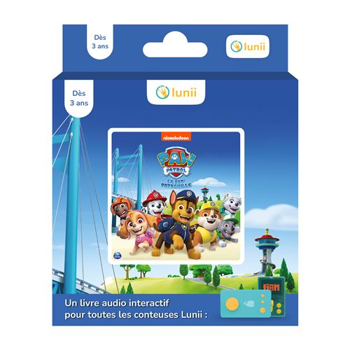 Livre audio Fabrique à histoires Lunii Paw Patrol Pat’patrouille Volume 2 - vue 1