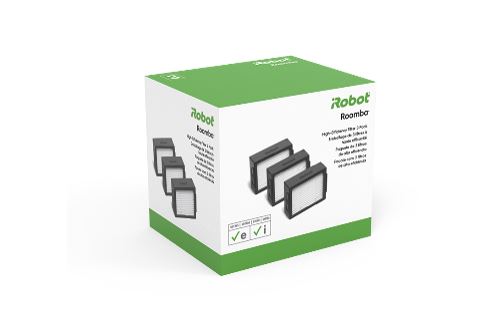 Irobot Filter mit hoher Effizienz für Roomba e5 oder i7/i7+ Staubsaugerroboter – 3er-Pack