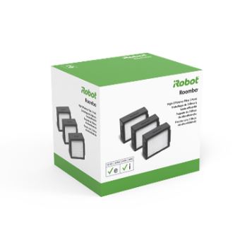 Pack de 3 filtres haute efficacité pour robot aspirateur Roomba e5 ou i7/i7+  - Accessoires de nettoyage à la Fnac