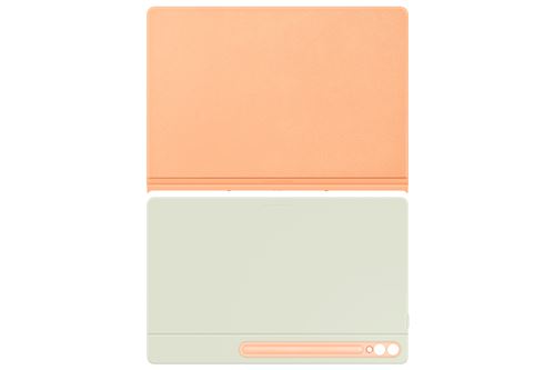 Housse Smart Book Cover pour Samsung Galaxy Tab S10 Ultra et Galaxy Tab S9 Ultra Orange