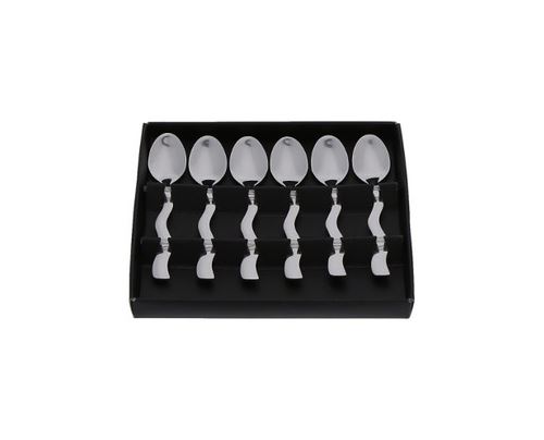 PRADEL LOT DE 6 CUILLERES MOKA FUTURA EN