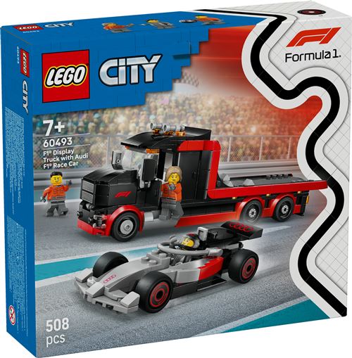Lego City Lego® City 60493 Camion De F1® Avec Voiture De Course De F1® Audi
