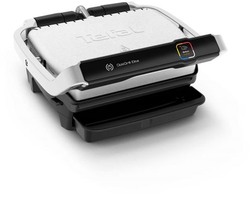 Grille-viande Tefal OptiGrill Elite GC750D12 2000 W Noir et Argent