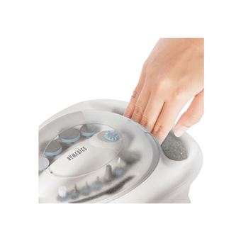 Set 3 en 1 Manucure et Pédicure Homedics Nail-5026 Blanc et Bleu