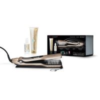 Coffret lisseur vapeur Saint Algue Demeliss Titanium avec 2 soins capillaires