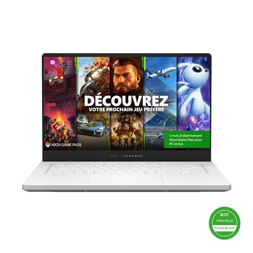 PC Portable Gaming Asus Rog Zephyrus G15 GA503RS-030W 15.6 AMD Ryzen 7 16 Go RAM 512 Go SSD Blanc