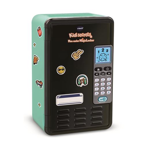 VTech KidiSecrets Mon Casier MagicLocker et Coffre Fort Secret avec Code Enceinte Jeux Réveil Boîte à Trésors à Personnaliser Cadeau Enfant de à Contenu en Français - vue 2