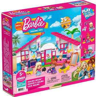 Jeu de construction Mega Bloks Mega Construx Barbie Maison à Malibu