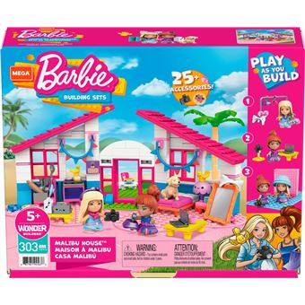 Jeu de construction Mega Bloks Mega Construx Barbie Maison à Malibu