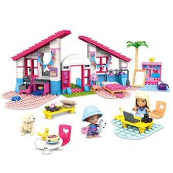 Jeu de construction Mega Bloks Mega Construx Barbie Maison à Malibu