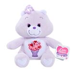 Peluche classique Les Bisounours 18 cm Violet