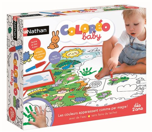 Peinture Enfant NATHAN 31630NATHAN – Coloréo Baby avec Tapis et Feutre à Eau - vue 5