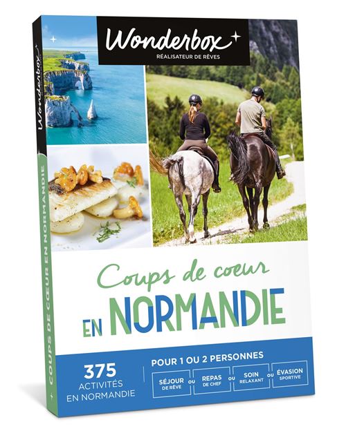 Coffret cadeau Wonderbox Coups de cœur en Normandie