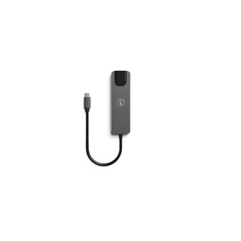 DOCK 5 en 1 USB-C : USB-C 100W + 2xUSB3.0 + HDMI + RJ45