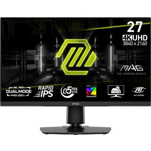 MSI Gaming Monitor MAG 272URDF E16 27" 160 Hz 4K UHD