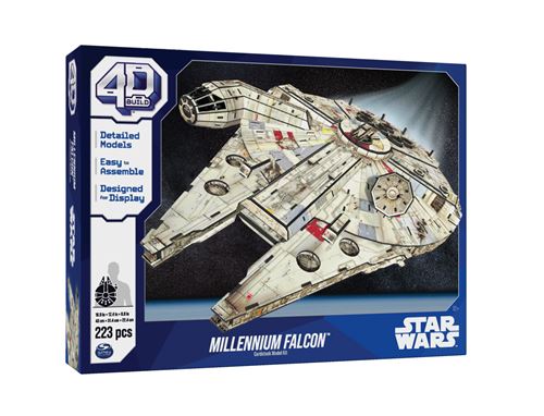 4D Build Puzzle 3D Faucon Millenium Star Wars