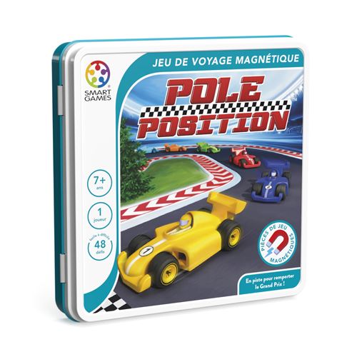 Casse-tête Smartgames Pole Position – Jeu de Voyage 3D en Boîte Métallique
