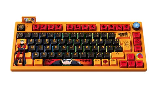 Clavier mécanique gaming avec et sans fil Bluetooth Azerty Konix Pro Naruto