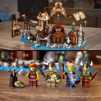 LEGO Ideas 21343 Le Village Viking Exclusivite Fnac Lego Achat prix fnac