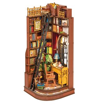 Maquette Rolife Serre-livres Book Nook Coin d'étude silencieux - 1