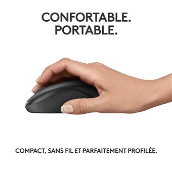 Souris sans fil Bluetooth Logitech M240 Silent Graphite