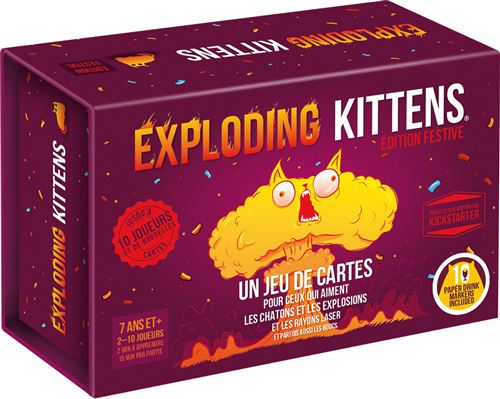 Jeu d&rsquo;ambiance Asmodee Exploding Kittens 