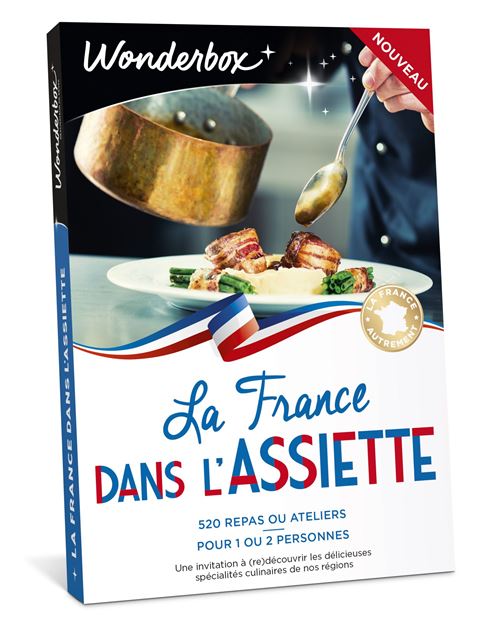 Coffret cadeau Wonderbox La France dans l'assiette