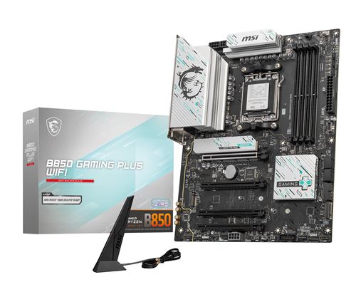 Carte mère MSI B850 GAMING PLUS WIFI ATX Socket AM5 Chipset AMD B850