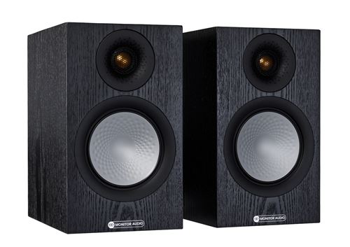 Enceinte Bibliothèque Monitor Audio Silver 50 7G Chêne Noir Vendue Par Paire