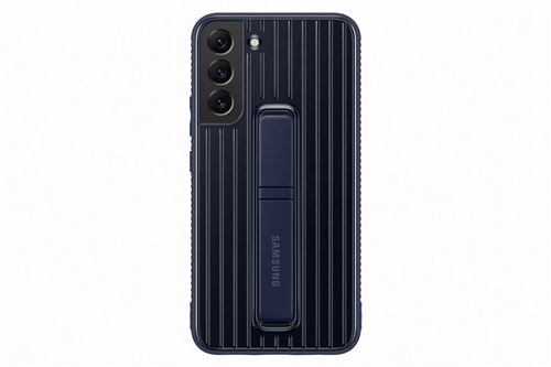 Coque renforcée Fonction stand pour Samsung Galaxy S22+ Bleu marine