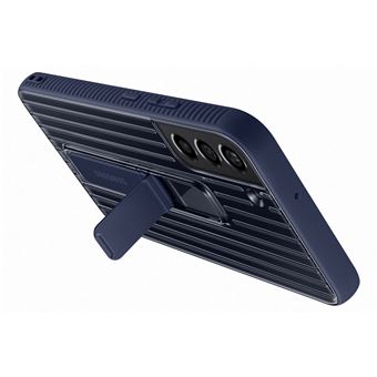 Coque renforcée Fonction stand pour Samsung Galaxy S22+ Bleu marine