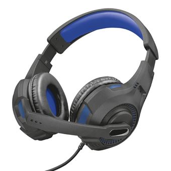 Micro casque circum-aural filaire Gaming Trust GXT 307B Ravu Noir et bleu pour PS4/PS5