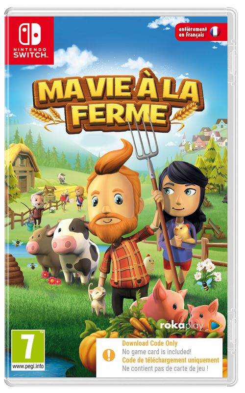 Ma vie à la ferme Code in a box Nintendo Switch