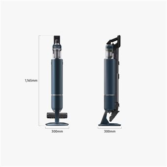 Samsung BESPOKE Jet Complete VS20A95843B - Aspirateur Balai - Clean Station integree - Design Bleu - Brosse motorisee Jet Dual + Brosse motorisee speciale animaux