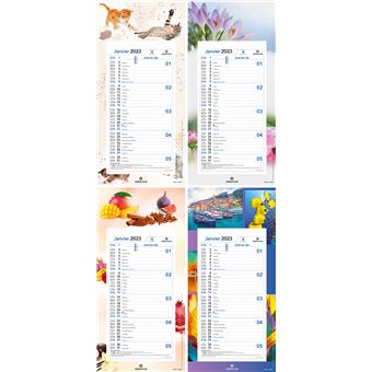 Oberthur Calendrier 2023 Plaques Illustrées Oberthur 2022 16 X 33 Cm Modèle Aléatoire - Calendrier,  Planning Et Éphéméride - Achat & Prix | Fnac