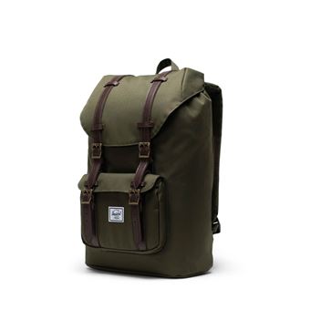 Sac à dos Herschel Little America Mid-Volume 17L Vert et Marron