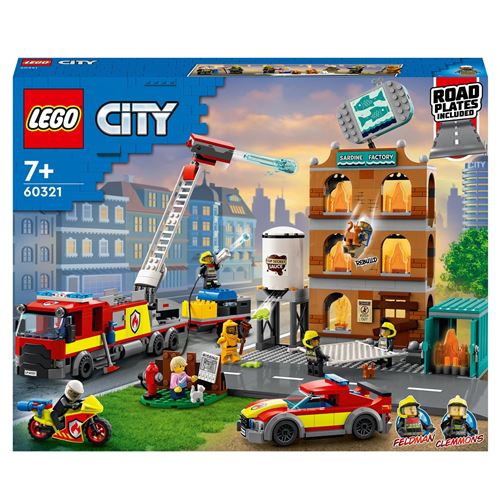 LEGO® City 60321 La brigade des pompiers État correct - Lego City reconditionné disponible sur Fnac