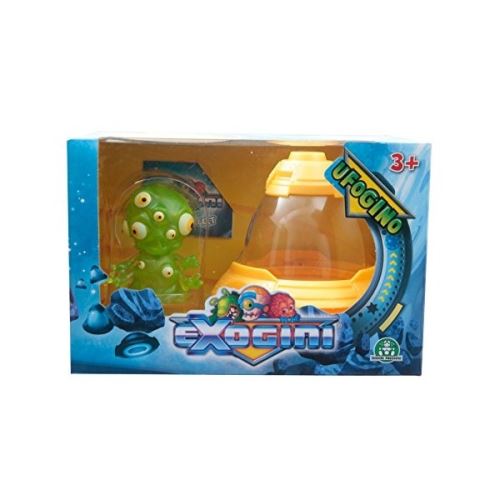 Figurine et navette Exogini Ufogini Mr Blurp