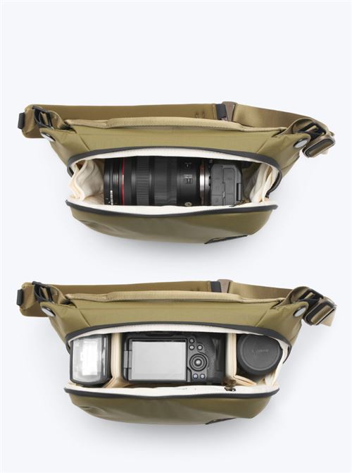 Sac d'épaule Peak Design Everyday Sling 6 L Vert pour Appareil photo Réflex