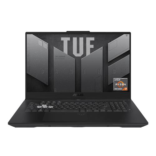 PC Portable Gaming Asus TUF A17-TUF707NV-HX088W 17,3 144Hz AMD Ryzen™ 7 32 Go RAM 1 To SSD Nvidia GeForce RTX 4060 Gris