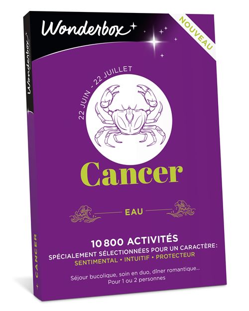 Coffret cadeau Wonderbox Cancer
