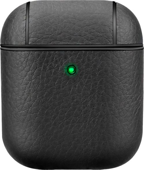 Etui de protection en cuir On Earz Noir pour AirPods 1 et 2