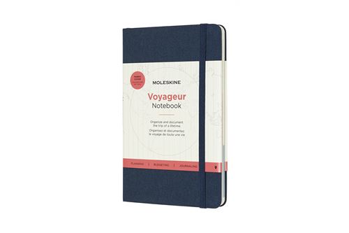 Carnet voyageur Moleskine Bleu