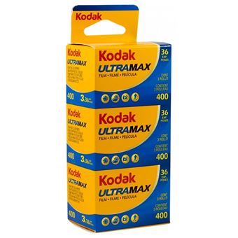 Pack 3 pellicules Kodak Gold 200 135/36 Poses