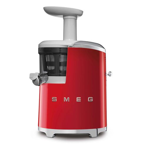 Smeg Presse-agrumes à Basse Vitesse Sjf01rdeu, 150 W, Rouge