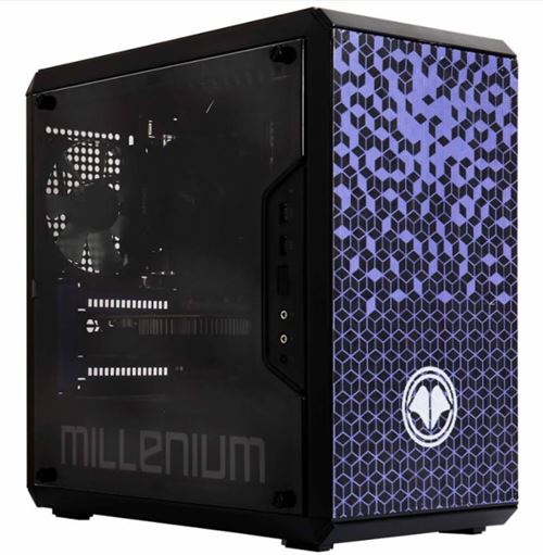 Pc Gamer Millenium Mm1 Mini Amd Ryzen 5 16 Go Ram 250 Go Ssd +1 To Sata Noir