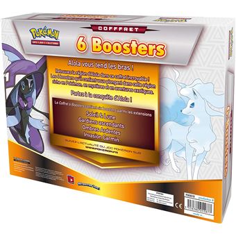 Mallette Collection Pokémon Métal | 3 Cartes Holographiques + 6 Boosters | Version Allemande