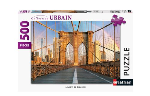 Puzzle 500 pièces Nathan Le Pont de Brooklyn