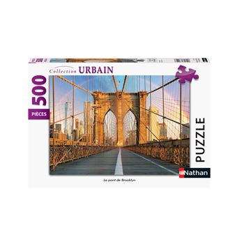 Puzzle 500 pièces Nathan Le Pont de Brooklyn